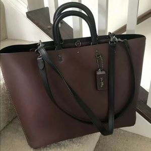 COACH 1941 ROGUE GLOVETANNED LEATHER TOTE NWT!